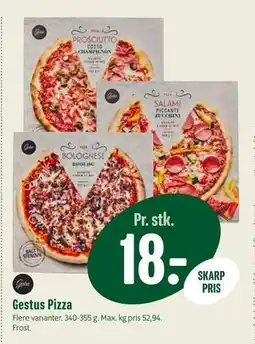 Min Købmand Gestus Pizza, DKK 18 tilbud
