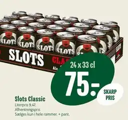 Min Købmand Slots Classic, DKK 75 tilbud