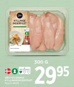 MENY GESTUS DANSK KYLLINGEINDERFILET, DKK 29.95 tilbud