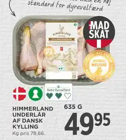 MENY HIMMERLAND UNDERLÅR AF DANSK KYLLING, DKK 49.95 tilbud