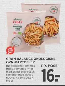 MENY GRØN BALANCE ØKOLOGISKE OVN-KARTOFLER, DKK 16 tilbud