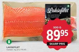 MENY LAKSEFILET, DKK 89.95 tilbud