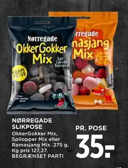 MENY NØRREGADE SLIKPOSE, DKK 35 tilbud