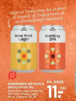 MENY NØRREBRO BRYGHUS ØKOLOGISK ØL, DKK 11 tilbud