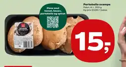 Kvickly Portobello svampe tilbud