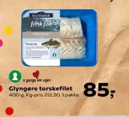 Kvickly Glyngøre torskefilet tilbud