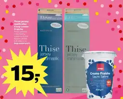 Kvickly Thise jersey mælk eller Coop creme fraiche tilbud
