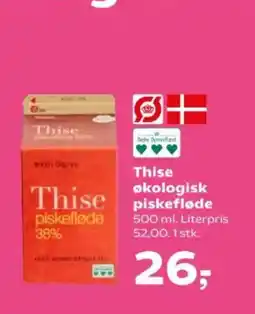 Kvickly Thise piskefløde tilbud