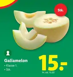 Lidl Galiamelon, DKK 15 tilbud