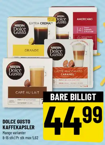 Løvbjerg Dolce Gusto kaffekapsler tilbud
