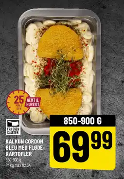 Løvbjerg Kalkun cordon bleu med fløde- kartofler tilbud