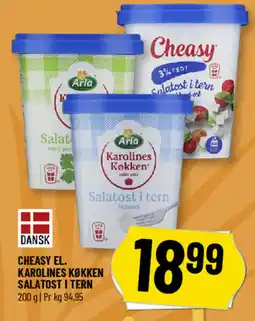 Løvbjerg ARLA Cheasy el. Karolines køkken salatost i tern tilbud