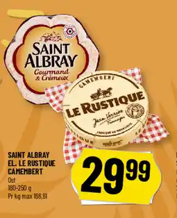 Løvbjerg Saint Albray el. Le Rustique camembert tilbud