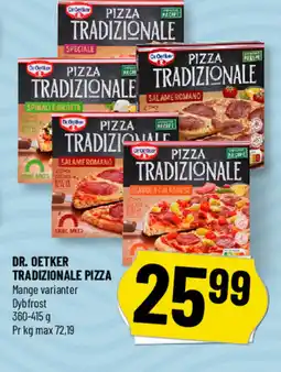 Løvbjerg DR. OETKER Tradizionale pizza tilbud