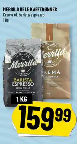 Løvbjerg Merrild Hele kaffebønner tilbud