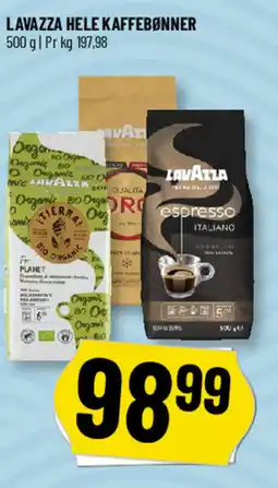 Løvbjerg LAVAZZA Hele kaffebønner tilbud
