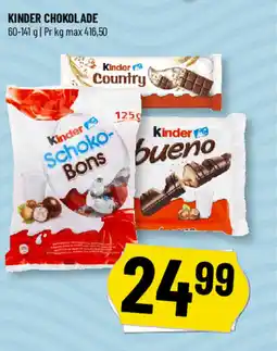 Løvbjerg KINDER Chokolade tilbud