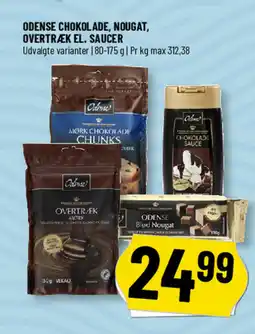 Løvbjerg Odense Chokolade, nougat, overtræk el. saucer tilbud