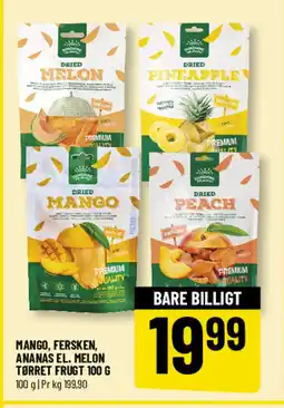 Løvbjerg Mango, Fersken, ananas el. melon tørret frugt tilbud