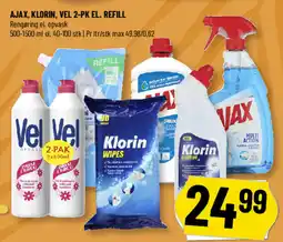 Løvbjerg Ajax, Klorin, vel 2-pk el. refill tilbud