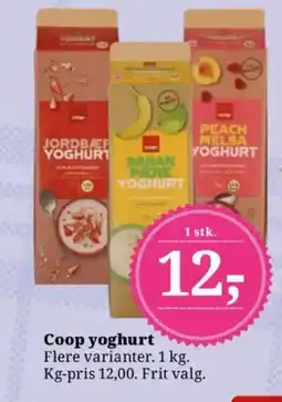 Dagli'Brugsen Coop yoghurt tilbud