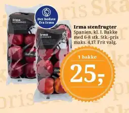 Dagli'Brugsen Irma stenfrugter tilbud