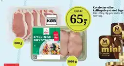 Dagli'Brugsen Koteletter eller kyllingebryst med lage tilbud
