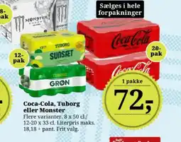 Dagli'Brugsen Coca-Cola, Tuborg eller Monster tilbud