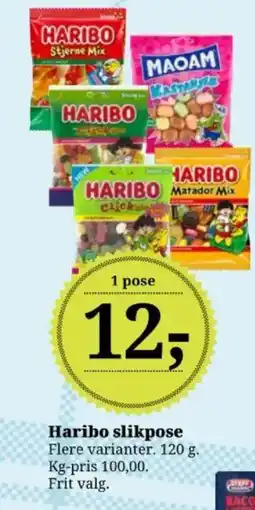 Dagli'Brugsen HARIBO slikpose tilbud