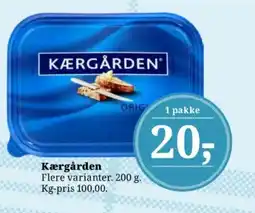 Dagli'Brugsen KÆRGÅRDEN tilbud