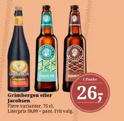 Dagli'Brugsen Grimbergen eller Jacobsen tilbud