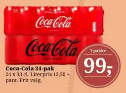 Dagli'Brugsen Coca-Cola 24-pak tilbud