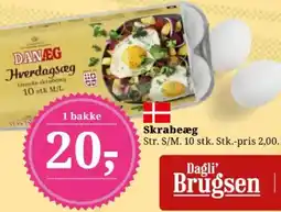 Dagli'Brugsen Skrabeæg tilbud