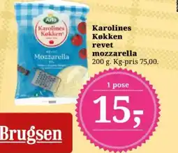 Dagli'Brugsen ARLA Karolines Køkken revet mozzarella tilbud