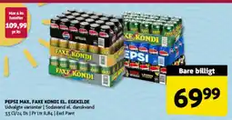 Løvbjerg Pepsi Max, Faxe kondi el. Egekilde tilbud