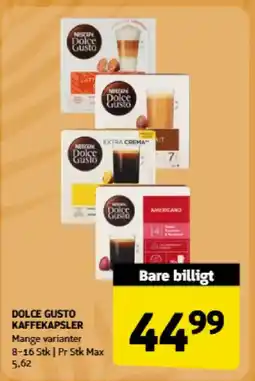 Løvbjerg Dolce Gusto kaffekapsler tilbud