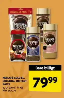 Løvbjerg NESCAFÉ Gold el. original instant kaffe tilbud