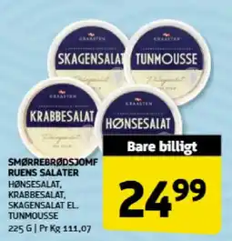 Løvbjerg Smørrebrødsjomf ruens salater tilbud