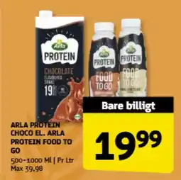Løvbjerg ARLA Protein choco el. ARLA protein food to go tilbud