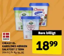 Løvbjerg Cheasy el. Karolines køkken salatost i tern tilbud