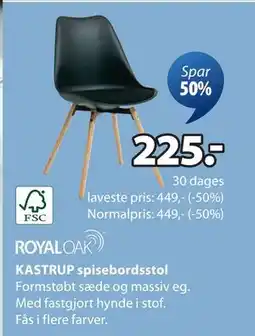 JYSK KASTRUP spisebordsstol, DKK 225 tilbud