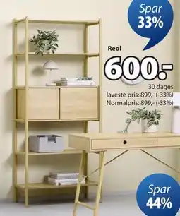 JYSK Reol, DKK 600 tilbud