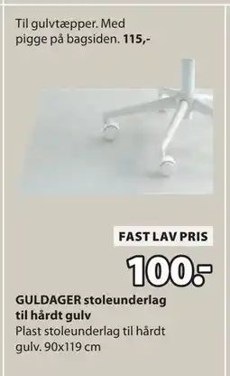 JYSK GULDAGER stoleunderlag til hårdt gulv tilbud