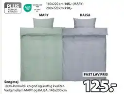 JYSK Sengetøj, DKK 125 tilbud