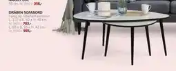 Daells Bolighus DRÅBEN SOFABORD tilbud