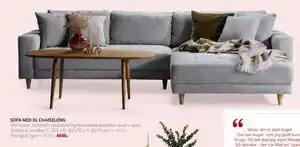 Daells Bolighus SOFA MED XL CHAISELONG, DKK 4948 tilbud