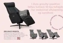 Daells Bolighus ZERO GRAVITY DREJESTOL tilbud