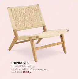 Daells Bolighus LOUNGE STOL, DKK 2363 tilbud
