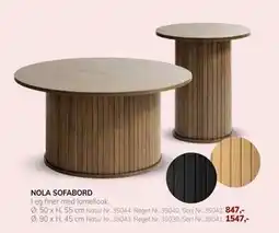 Daells Bolighus NOLA SOFABORD tilbud