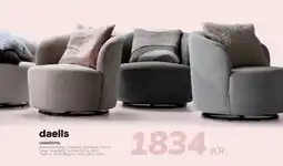 Daells Bolighus LOUNGESTOL, DKK 1834 tilbud